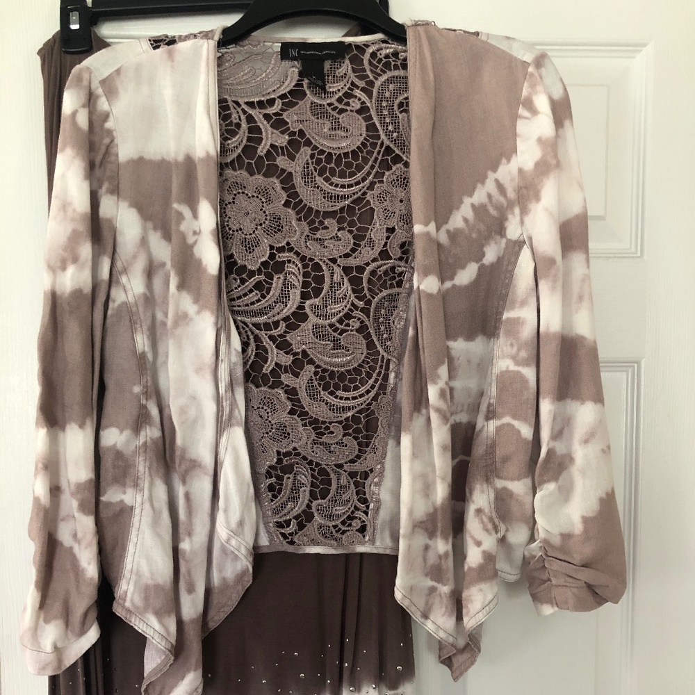 Skirt and Jacket Set🤎🤍
